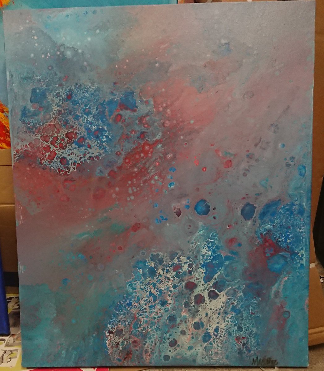 Cellular
#fluidacrylic 
#abstractpaint