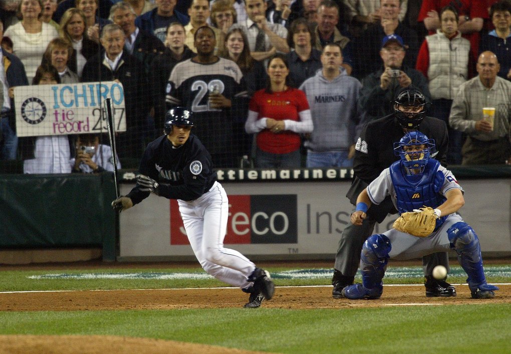 The all time single season hit record was set by Ichiro Suzuki in 2004, at an incredible 262.With how the modern game is played, this record might stand for a while.(I'd put up the vid of him breaking the previous record but Ion want MLB sniping us) #BaseballTerms101