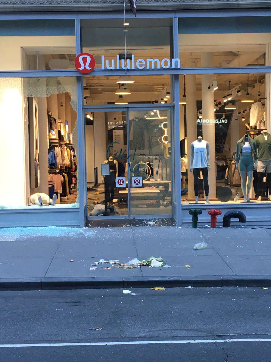 From what I can tell, it seems like the NYPD allowed the looting in Soho to happen. Saturday night it was mostly broken glass. By Monday morning it was full on looting. Soho looks like a war zone. Did the police not expect this to escalate? 1/5