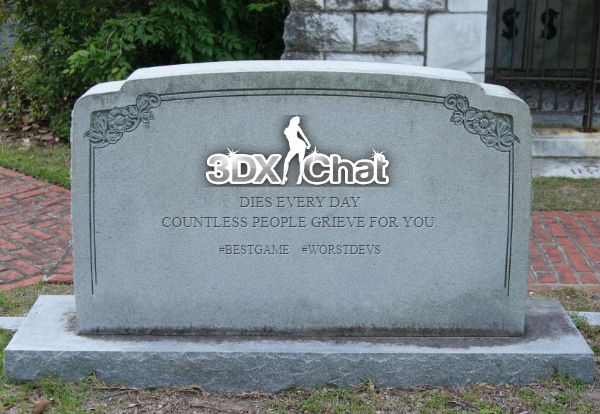 Shizuku__Sangou's tweet photo. The shit gameservers of 3DX Chat crashes again and the devs are still too lazy to fix that.
#RIP3DX #3DXchat #bestgame but #worstdevs https://t.co/cvrBwgl1xc