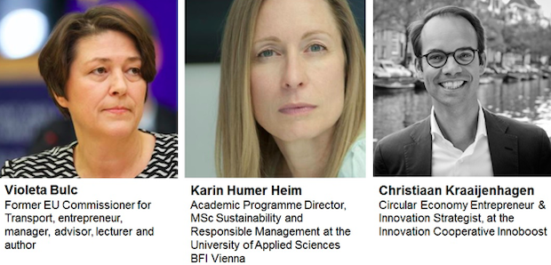 CircBizAcademy's tweet photo. Part II of our webinar series on Ecocivilisation: "Designing societies going circular"! Join Violeta Bulc, Karin Huber Heim and Christiaan Kraaijenhagen on 10 June 2020 at 15.30! Register here: https://t.co/bjdMQn42tK
#circulartransformation #GreenRecovery #FutureWeWant https://t.co/MNy7W3Yres