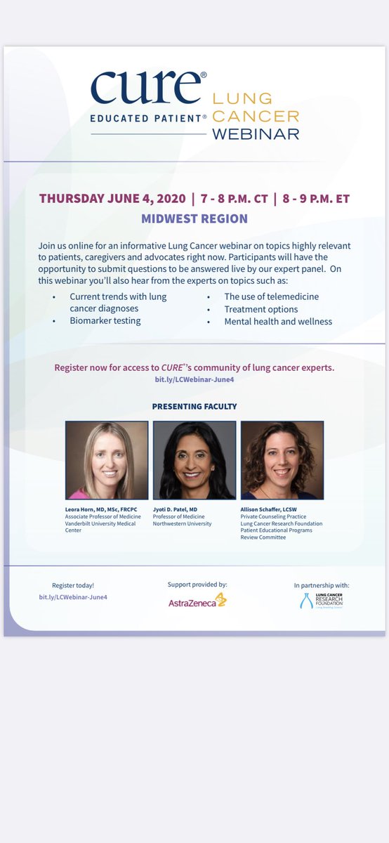 leorahornmd (@hornleora) on Twitter photo Looking forward to a great conversation with <a href="/JPatelMD/">Jyoti D Patel</a> and Allison Schaffer on #covid19 and #lungcancer <a href="/MJHLifeSciences/">MJH Life SciencesĀ®</a> @VUMC_Cancer <a href="/ros1cancer/">The ROS1ders, Inc.</a> <a href="/EGFRResisters/">EGFR Resisters</a> Looking forward to a great conversation with <a href="/JPatelMD/">Jyoti D Patel</a> and Allison Schaffer on #covid19 and #lungcancer <a href="/MJHLifeSciences/">MJH Life SciencesĀ®</a> @VUMC_Cancer <a href="/ros1cancer/">The ROS1ders, Inc.</a> <a href="/EGFRResisters/">EGFR Resisters</a>