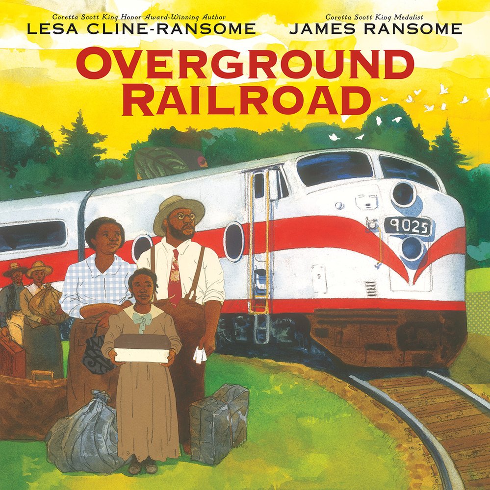 #27. Overground Railroad by  @lclineransome, illustrated by James E. Ransome. Another wonderful book about the Great Migration.  https://bookshop.org/books/overground-railroad/9780823438730