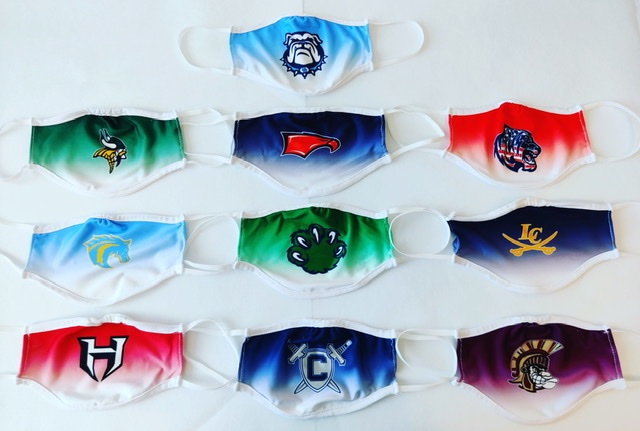 Sport your school colors..in stock at Cheers Sports!  $10 each