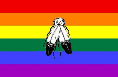 Because queerness on this continent has been around a lot longer than the nations that colonized it. Happy #PrideMonth. #TwoSpirit #LGBTQ2S