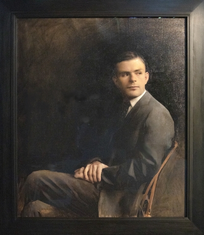 phalpern's tweet photo. Alan Turing, pioneer of machine learning, artificial intelligence, computer science, and coding, honored by new portrait at Princeton University, where he received his PhD in Mathematics in 1938:
https://t.co/Bpvfe6CMNd
#LGBTScientists #histSTM https://t.co/gwEwJ8JWn0