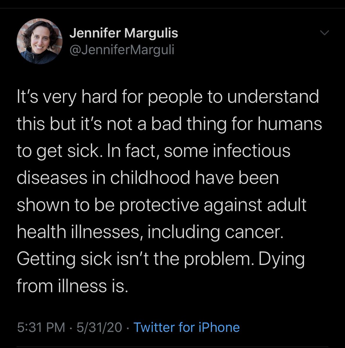 >374K dead so far in 2020 from a new virus we don’t have a vaccine for (>106K in US alone), w/ no sign of stopping. The harms to the millions who didn’t die are incalculable.It’s much better for people not to get sick. Don’t let antivaxxer trolls gaslight w/ their straw men.