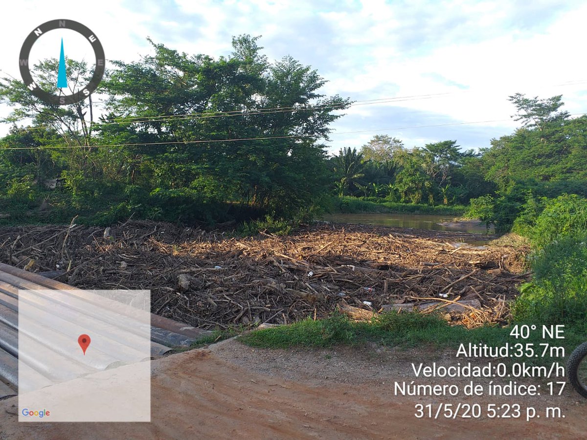 ATamalameque's tweet photo. Le solicitamos  al gorbernador @luismonsalvo nos ayuden con la problematica que se vive en la quebrada La Floresta corregimiento de brisas, La cual se está viendo afectada por la tala indiscriminada de arboles y erosión lo que produce en nuestros campesinos perdidas millonarias. https://t.co/tbMzGuwtpB