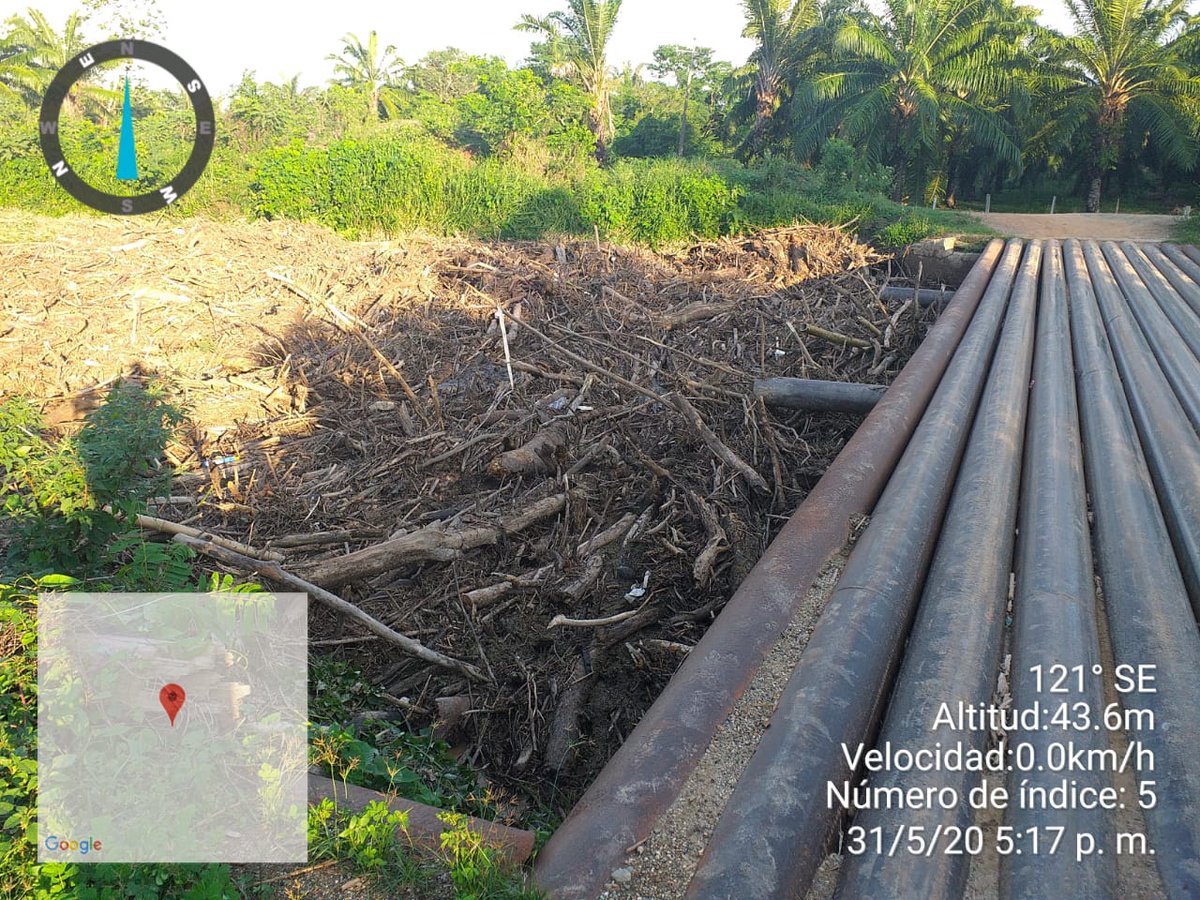 ATamalameque's tweet photo. Le solicitamos  al gorbernador @luismonsalvo nos ayuden con la problematica que se vive en la quebrada La Floresta corregimiento de brisas, La cual se está viendo afectada por la tala indiscriminada de arboles y erosión lo que produce en nuestros campesinos perdidas millonarias. https://t.co/tbMzGuwtpB