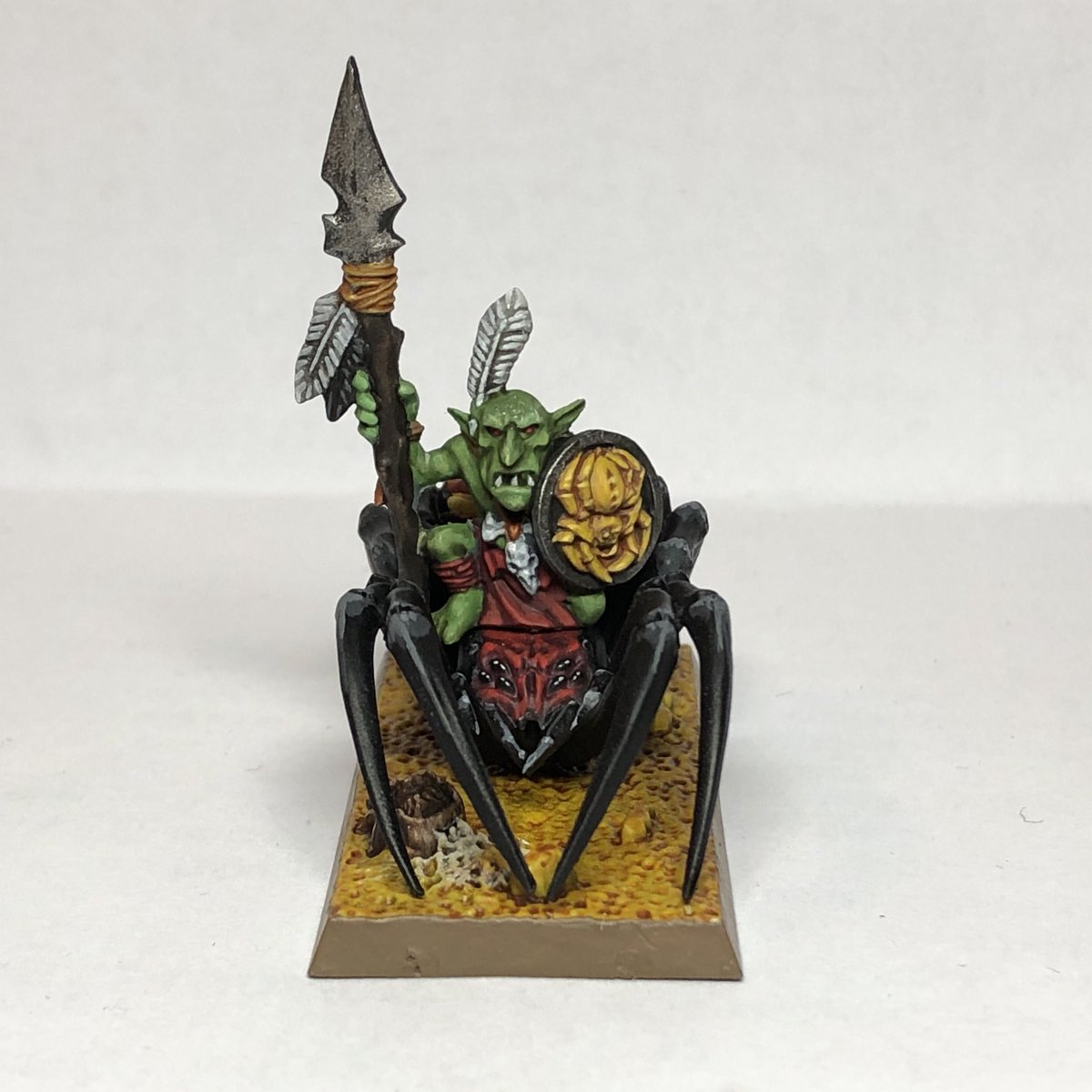 AsbjornAesir's tweet photo. Esto se acaba maรฑana espero pintar las dos ultimas aunque no lo prometo ๐คช #gloomspitegitz #spiderrider #warhammerfantasy #warhammer #paintingwarhammer #warhammercommunity #ageofsigmar #miniature https://t.co/digWhMqBDS