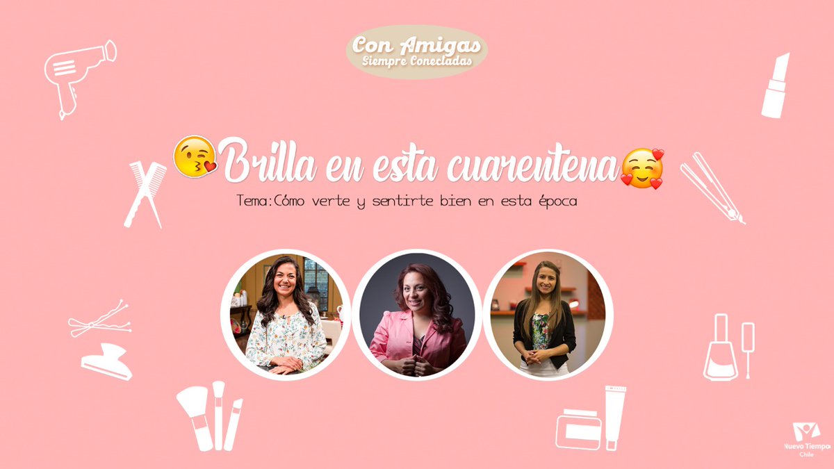 ntchile's tweet photo. 💅 #YACOMENZAMOS 🙌 #CONAMIGASSIEMPRECONECTADAS 🙋🏻
Tema de hoy: BRILLA EN ESTA CUARENTENA!✨
🌀 Para asesorarnos en el tema no acompaña Ahinoam Gálvez 🙋🏻 Asesora de Imagen y Personal Shoppe
Participa y #COMPARTE EL PROGRAMA 📲
🔴Link para ver en YouTube: https://t.co/2oEC3YFpVz https://t.co/RZ4IoqS9ii