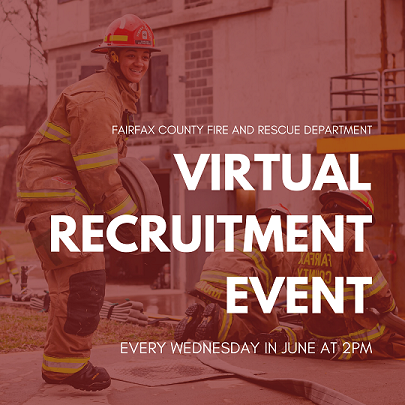 ffxfirerescue's tweet photo. Are you looking for a rewarding career making a difference in your community? Join one of our virtual recruitment events every Wednesday in June at 2pm. Register here: https://t.co/4kH32Lutxv #FCFRD #JoinTeamFCFRD https://t.co/0agijZ8Ytf