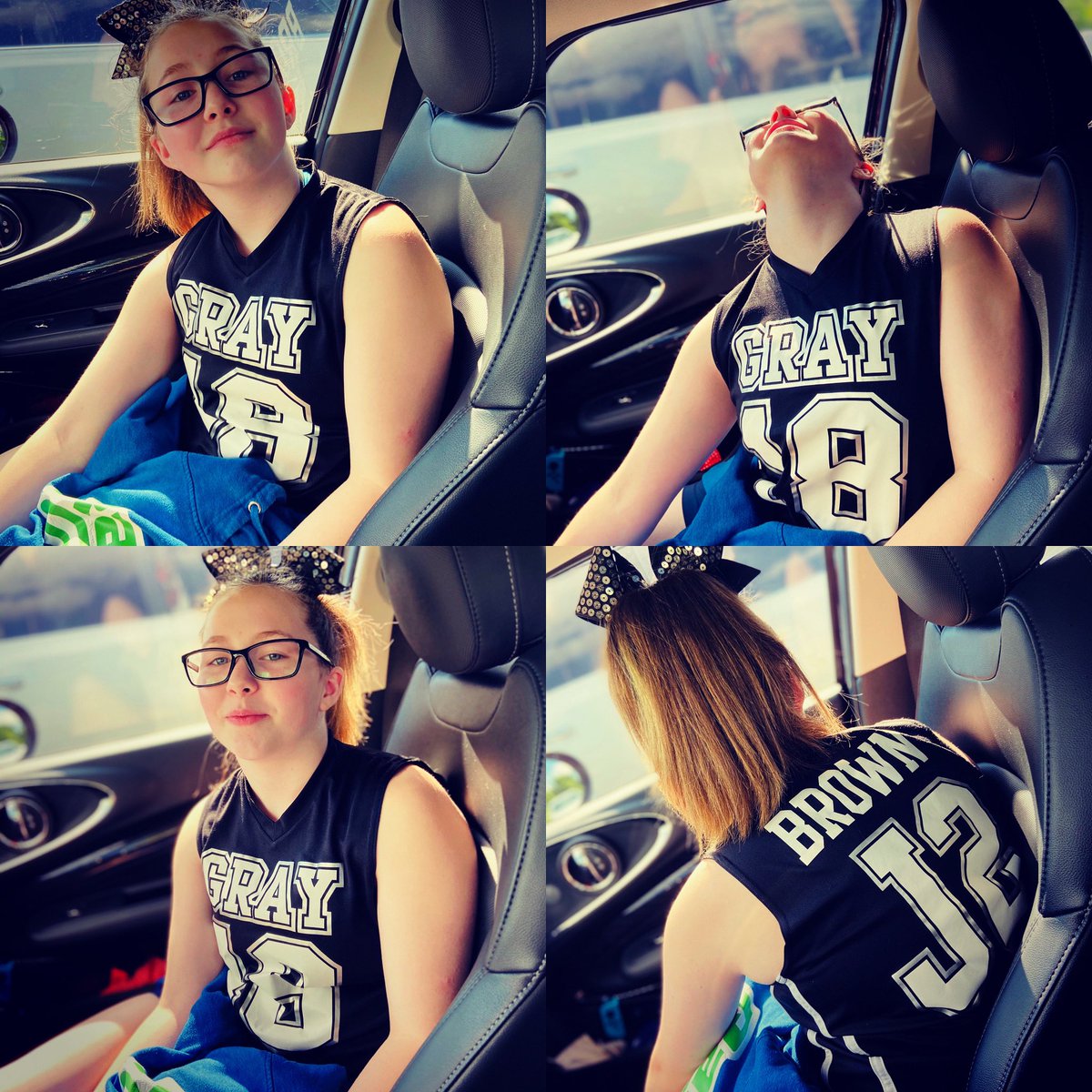 Jennrmbrown's tweet photo. First day of practice!! Representing that throwback! โ ๏ธ๐๐ #grayraysโ #gsquad @LetsGoRays @Gray___Rays https://t.co/PkuPUzHgSn