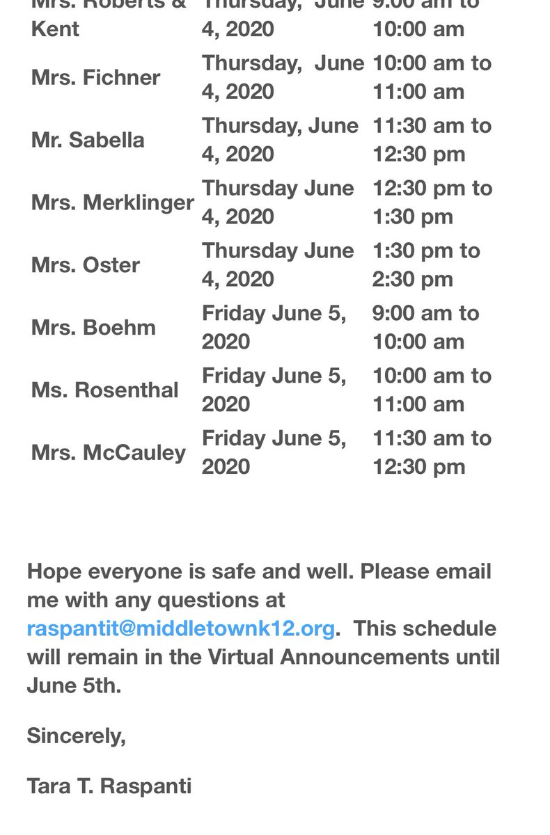 Just a reminder - tomorrow will begin item pick up at Bayview! Please see days &amp; times below.