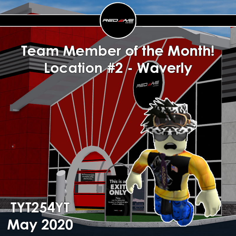 RedWaveRoblox's tweet photo. Today, we congratulate our wonderful employees for their work.

The team member of the month award goes to TYT254YT, a Waverly team member.

This months site manager of the month award goes to WHODOESNOTLIKEHIM, a Hookstone site manager.

These employees are both great, nice job! https://t.co/FtmhLNaL8D