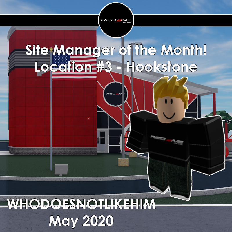 RedWaveRoblox's tweet photo. Today, we congratulate our wonderful employees for their work.

The team member of the month award goes to TYT254YT, a Waverly team member.

This months site manager of the month award goes to WHODOESNOTLIKEHIM, a Hookstone site manager.

These employees are both great, nice job! https://t.co/FtmhLNaL8D