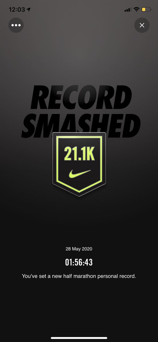 MrAndersonPE1's tweet photo. Finally completed 21.1k and in under 2 hours buzzing 🏃🏼🏃🏼 https://t.co/x8HFHYTwdx