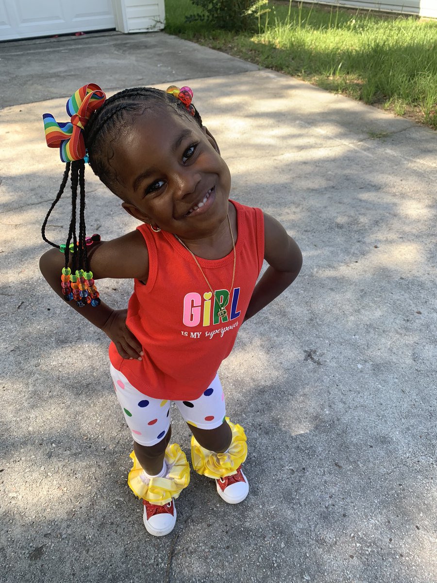 3 attachments 🥰 3yr old in 3days 🥳 #bdayweek #braidsandbows🎀