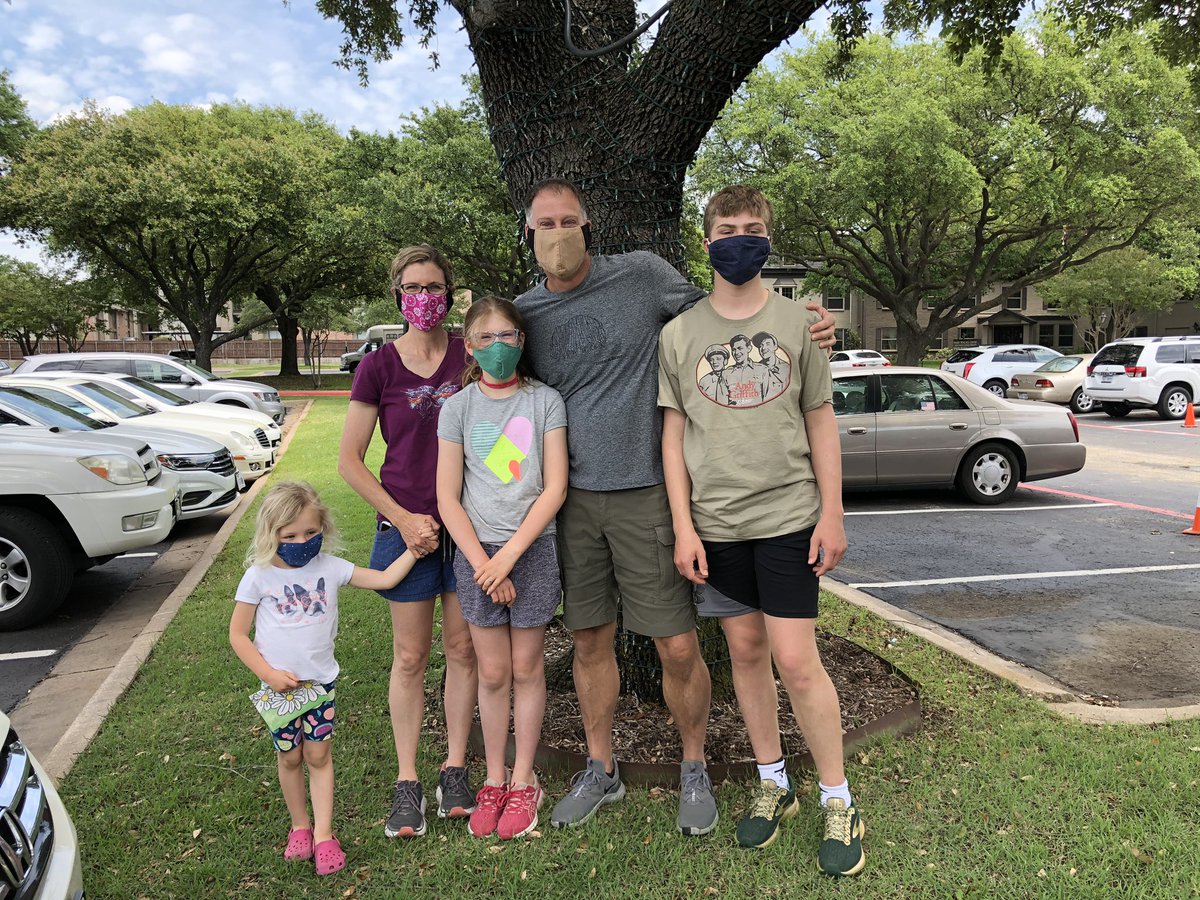 dellwein's tweet image. Early peak at our #christmas photo 2020. We smiled as big as we could! #COVID #RevoltLAP @AuchterJoan @HansNAppel @fris_trex