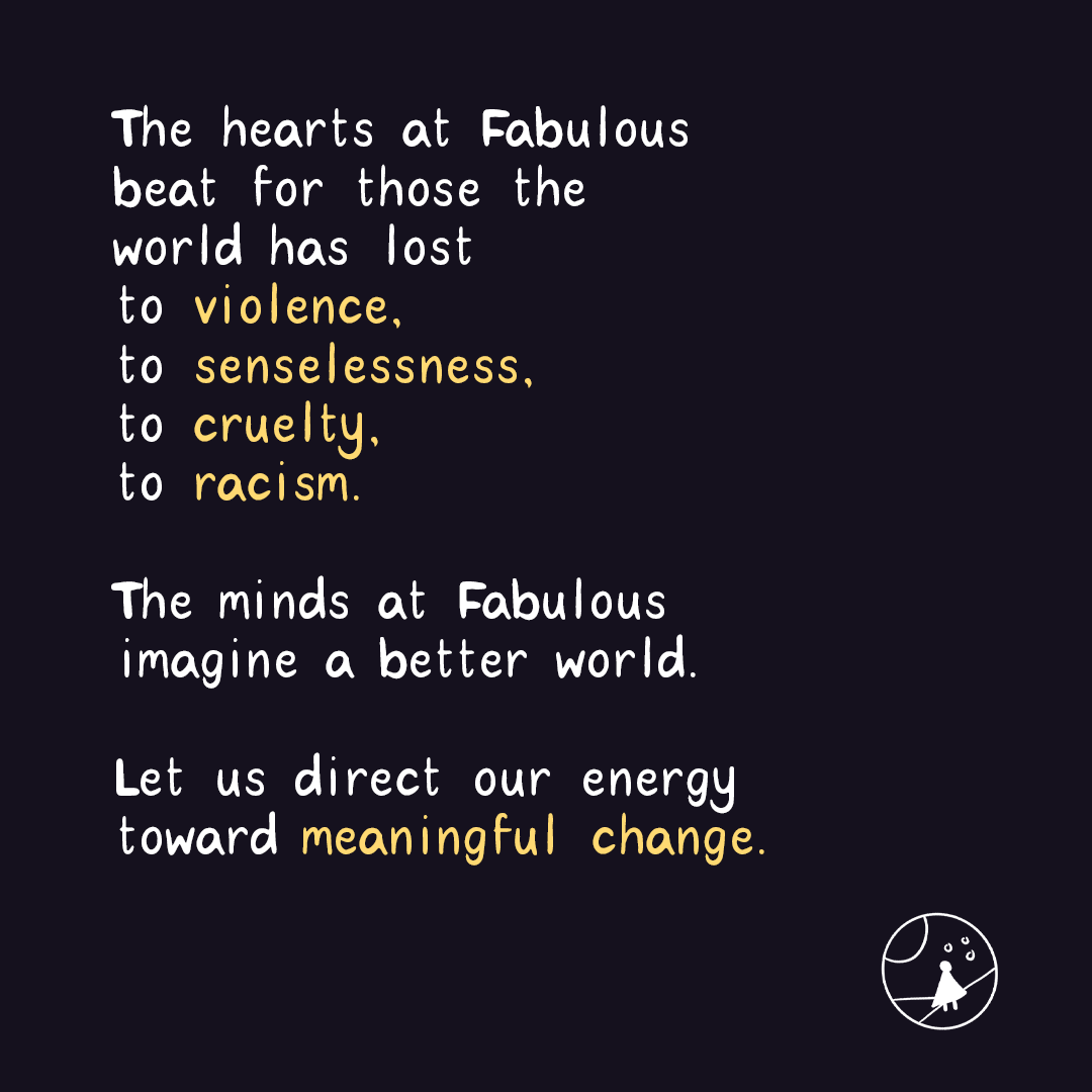 GetTheFabulous's tweet photo. We've seen amazing things happen when people change a few small habits. We fully believe the same can be said with the way we treat others. A few kind habits in a person can change them. And with enough people, can change the world.

We stand with #BlackLivesMatter https://t.co/zoomEG5QcZ