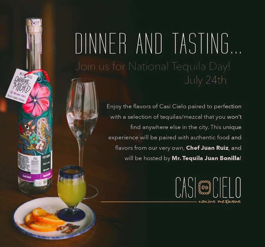 VivaTequilaFest's tweet photo. Our Tequila Dinner Series is back! This season’s first one will be at #CasiCieloATL on Jul 24th to celebrate National Tequila Day. See our website to RSVP.

#atlantafood #atlantafestivals #atlevents #atlfestivals #kisstheglass #tequilatesting #elevateyourexperience https://t.co/h3gCTnJ8vs