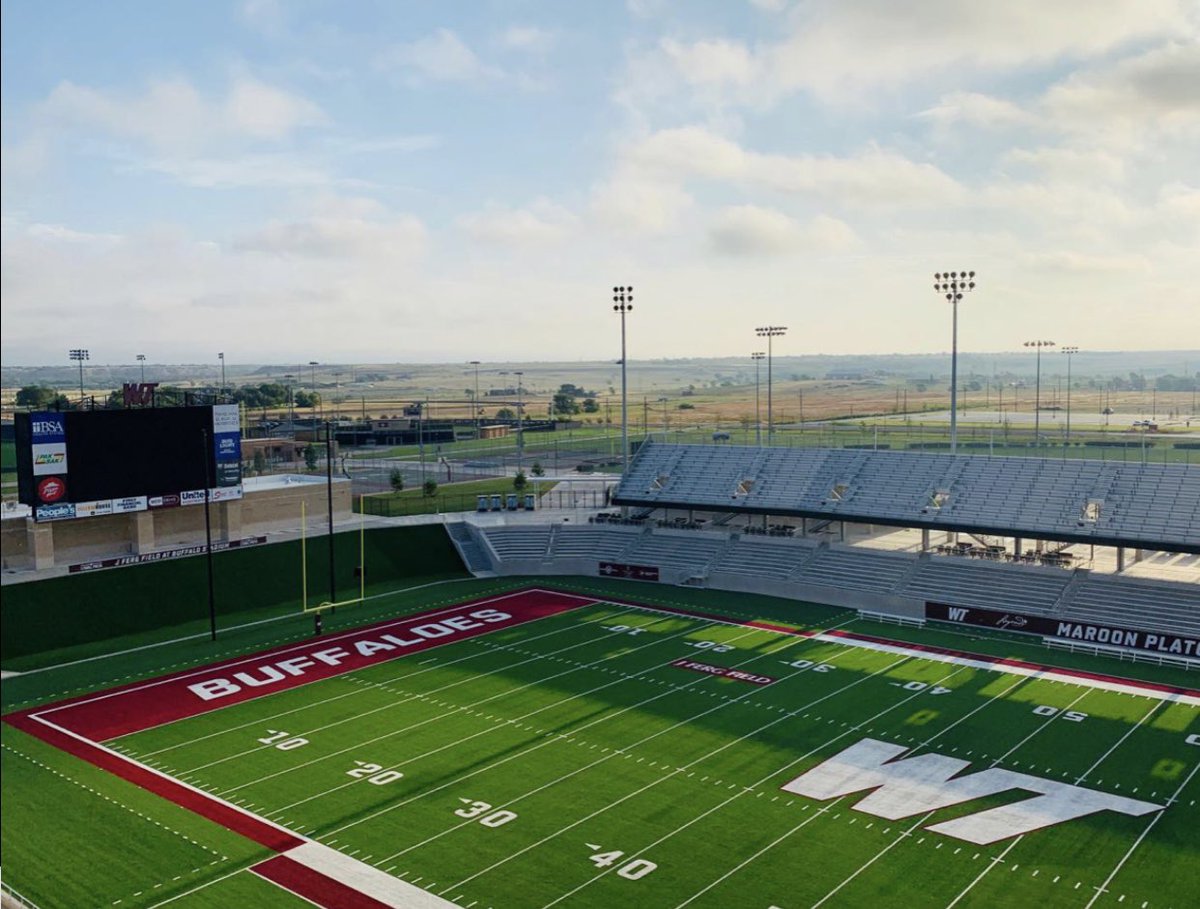 After a great conversation with @jbmorris_joe I am blessed to have received an offer to play for @WTAMUFootball #RollDamnBuffs 🤞🏼