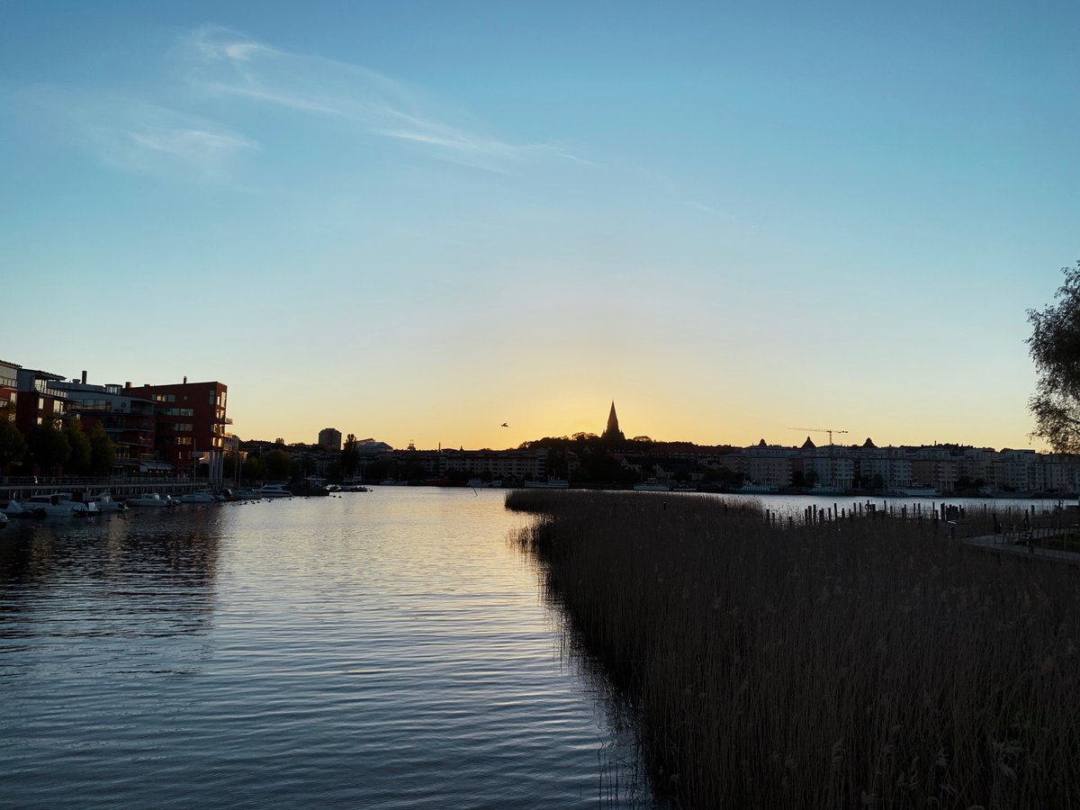 Soft light on my neighborhood walk tonight. Stockholm on the cusp of summer.