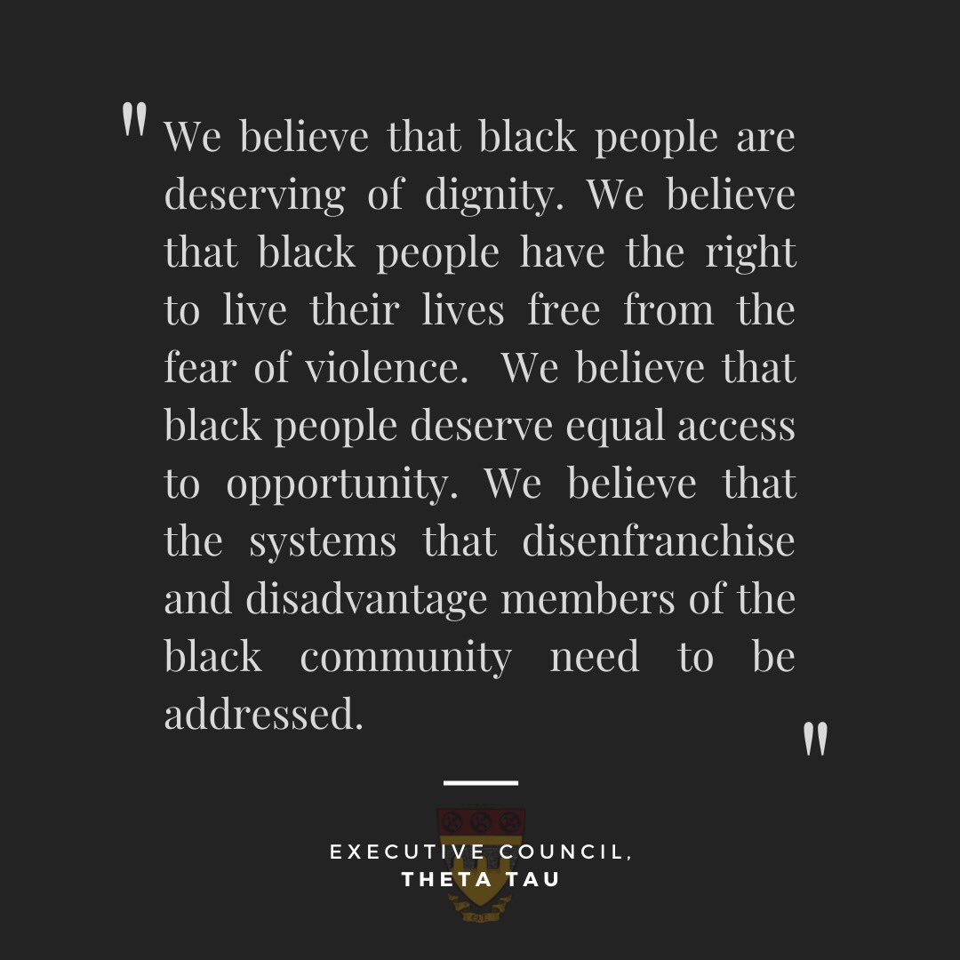 Xi Delta’s statement on the current events.