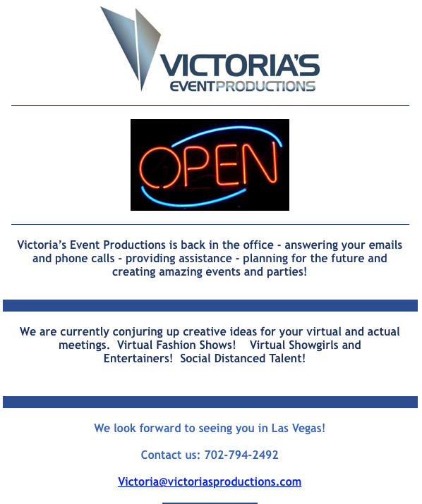 Welcome to Fabulous Las Vegas! #conventions #lasvegas #eventplanning #virtualevents #virtuallife #weareback