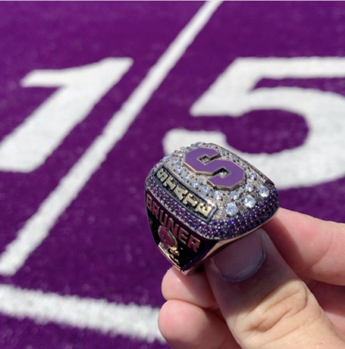 BethyCheer's tweet photo. 💜💛🏈🏈 #LovePurpleLiveGold https://t.co/V1W1ojGOA4