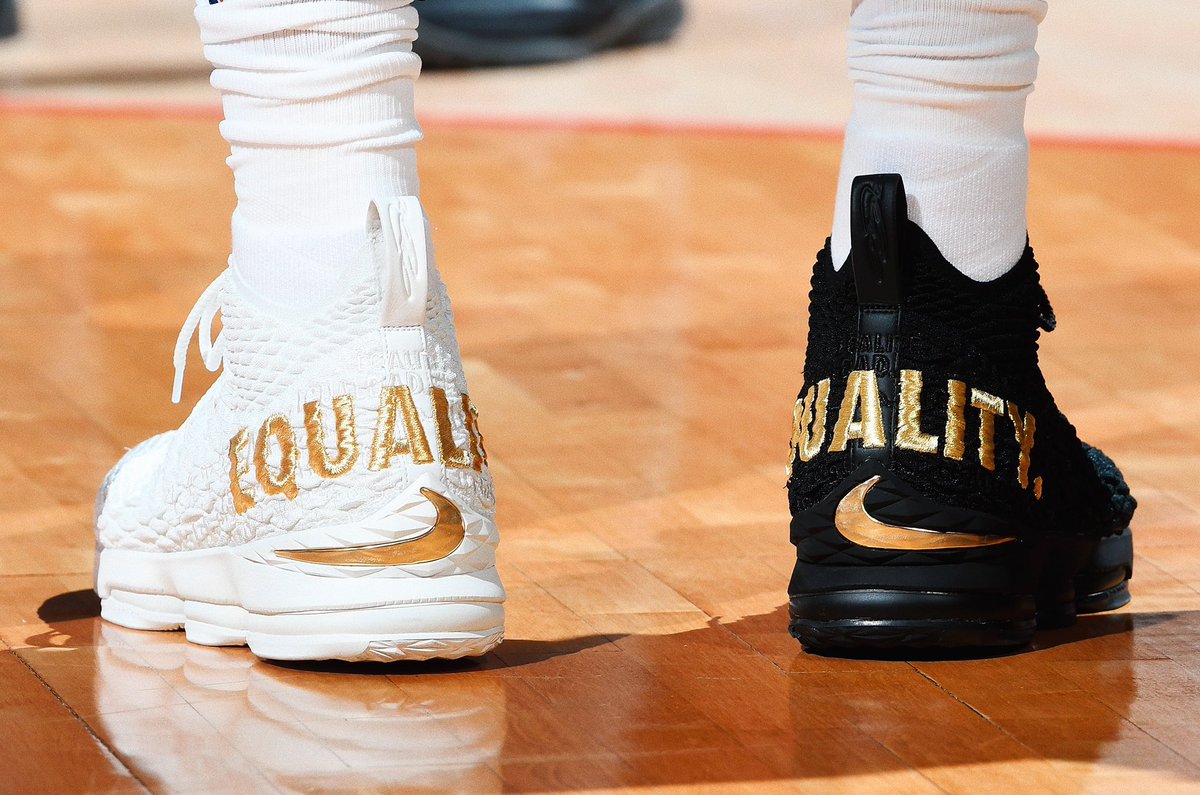 lebron 15 white equality