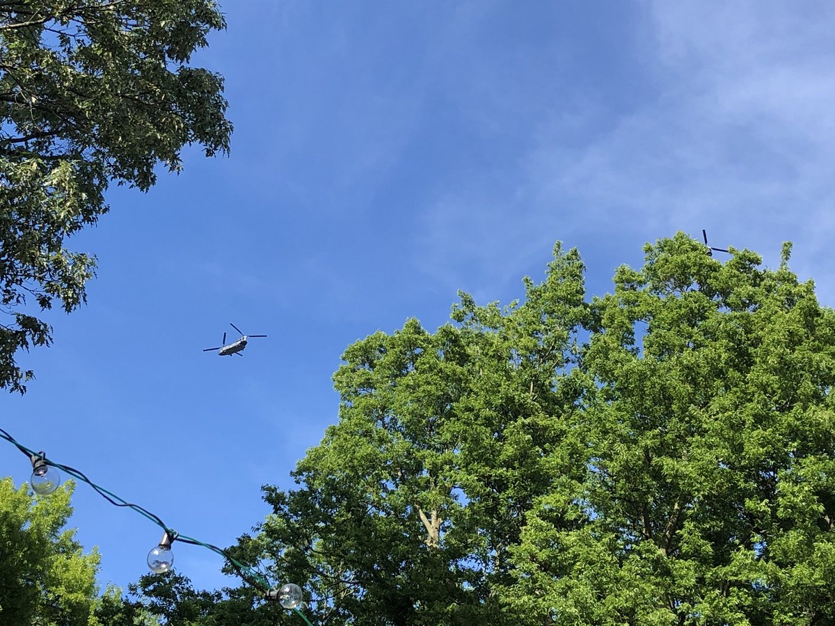 Stef38104's tweet photo. Two of these just flew over Midtown. Wtf? #memphisprotests https://t.co/mKk0cPVewh