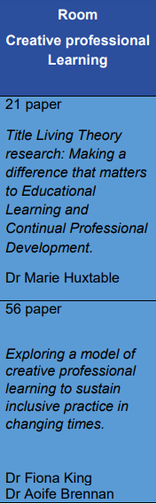 PCampbell91's tweet photo. @DrAileenK @ScotlandIpda @ipda_prof_learn Four highlights of #IPDA2019 were:
1. @ciarauich on co-teaching.
2. @EmmajaneMilton1 student voice and agency.
3. @fiona_king_ @aoifebren123 model of creative professional learning.
4. Catching up with @Catriona_O and @DrAileenK ๐
#IPDAconversations https://t.co/ZHjwvWIjTD