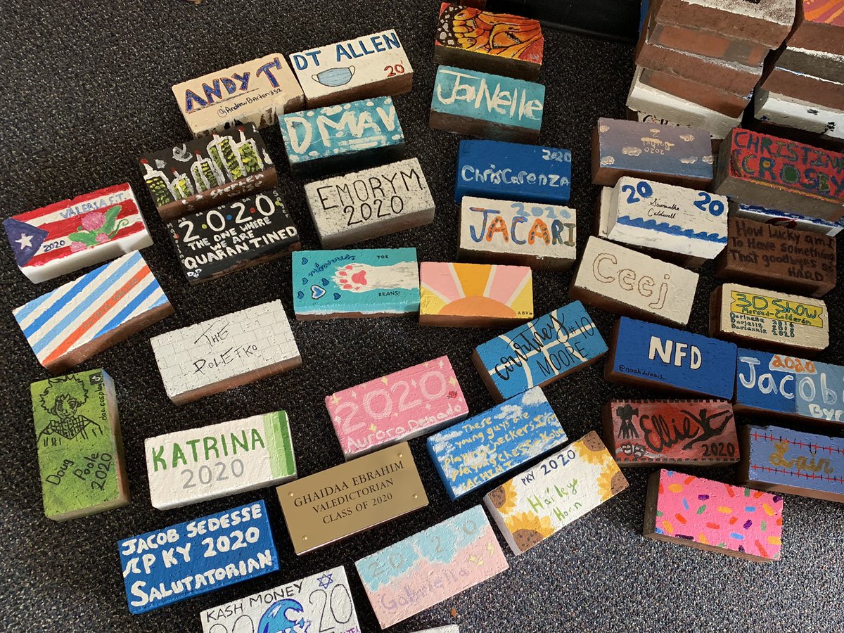 CarrieGeigerPKY's tweet photo. In a world where it’s sometimes hard to find joy and light, these #classof2020 ALUMS(!) are #buildingthefuture. They give me hope. #proudprincipal https://t.co/JxMhDetmtR