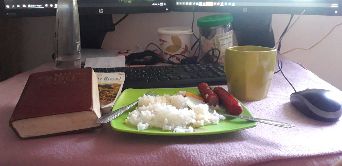 Food for our body and to our soul :) 
Good morning 
#wfhmorningshift