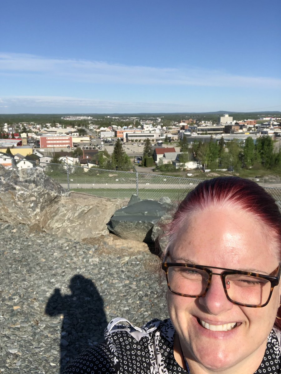 KeithaRobson's tweet photo. Was on top of the windy berm at @NewmontCorp this morning and the view of our city is so beautiful. This is a wonderful gift that will be left for community use. #miningresponsibly #legacy #futurerecreationalarea https://t.co/W2tY2jULQY