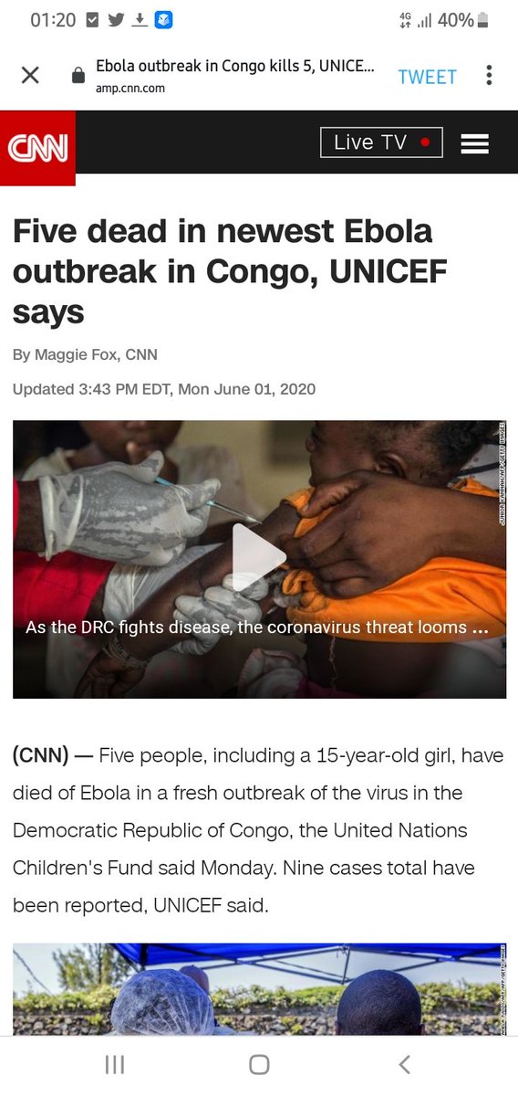 ShemWilfred's tweet photo. #Ebola is Back🙄😭

Corona &amp; Ebola Collaborating to Finish 2020•

2020 is pandemonium year. https://t.co/tMhx6erVt3