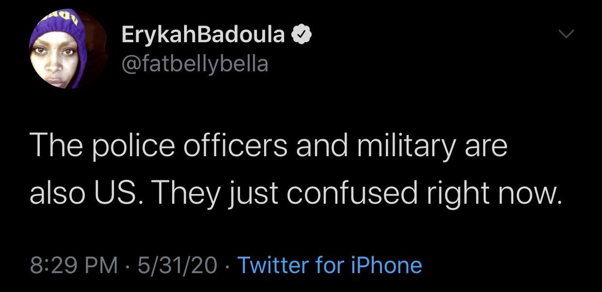 Erykah Badu .....................their confusion causes them to kill multiple black men and women for years? Someone help me TL understand because I’m confused