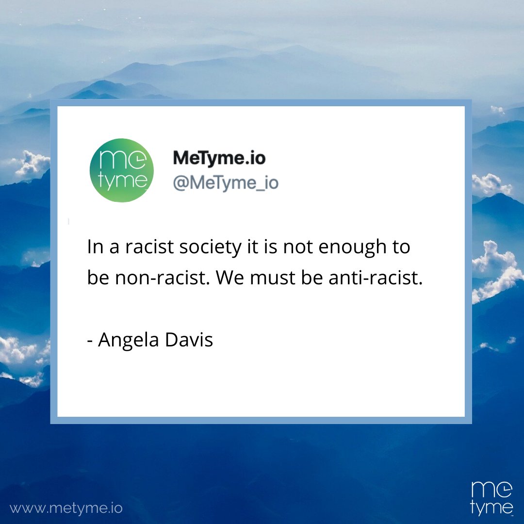 MeTyme_io's tweet photo. Systemic racism is deeply rooted in our society and our history. It is important for every one of us to do better, to speak up, and to be part of the solution against the injustices of African Americans.

Say it with us: #BlackLivesMatter https://t.co/Xb8aTK8zzx