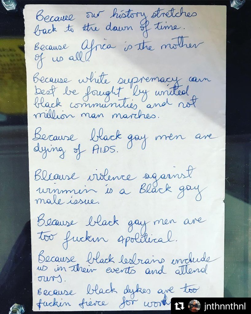 jnthnnthnl's tweet photo. #Repost @jnthnnthnl
#SeeWeYah! βπΎ @BlackArtNDialog @Guineps Legacies In Motion: #Black #Queer #Toronto #Archival Project 1980's 1990's #BAND #BlackArtAndDialog @MyseumToronto #LGBTQ #BlackLivesMatter #Intersectionality #LegaciesInMotion π³οΈβπ https://t.co/lbr56ZXtH4 https://t.co/RPFuAnBdHC