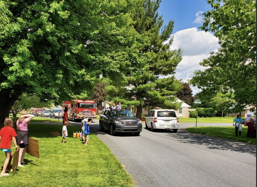 Thanks to all the families who came out for our car 🚗 🚙 🚗 parade today! We ❤️ reconnecting with the community.<a href="/jefritzpto/">JE Fritz Elementary PTO</a> <a href="/CVBuckskins/">Conestoga Valley</a> #FritzRocks #CVCares