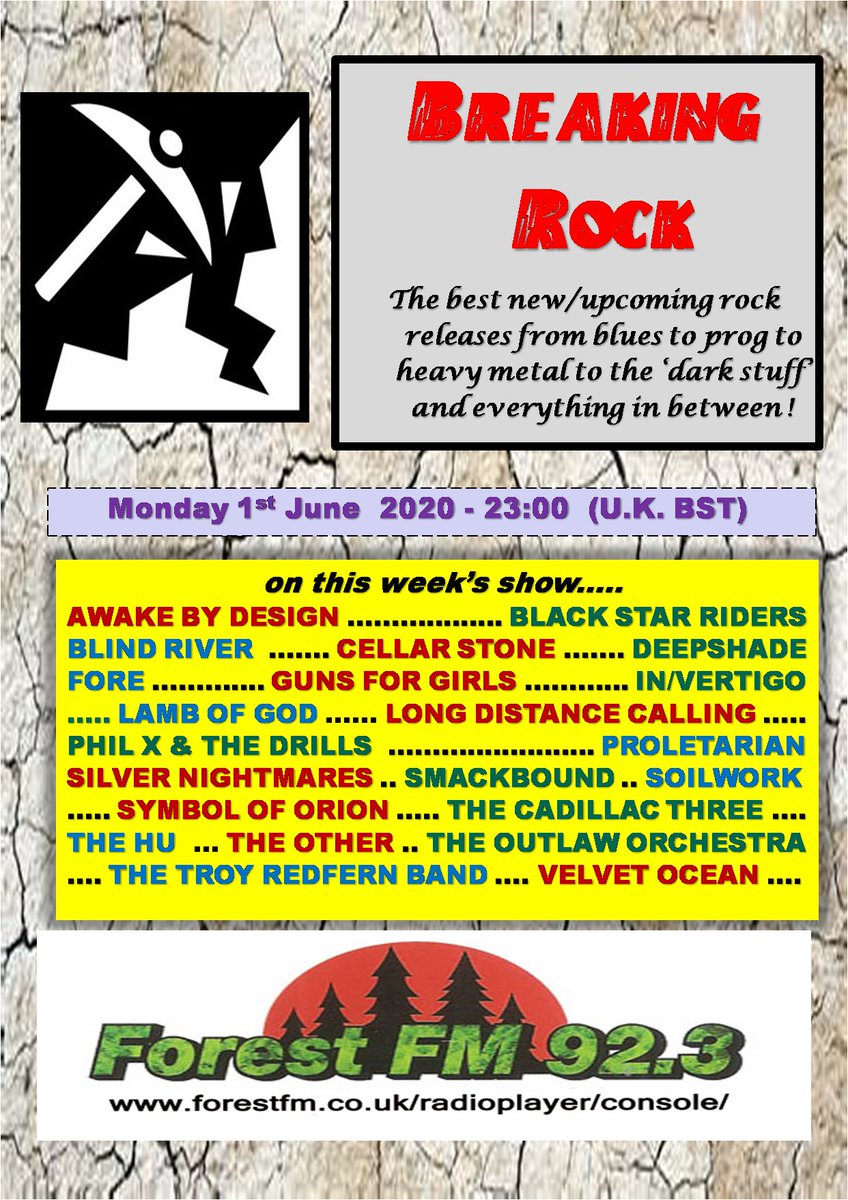 pjbreakingrock's tweet image. playing next on air with @pjbreakingrock ... #Guildford #UK @BlindRiverUK with #LearningToLose taken from new album #MadeOfDirt released last week... stream now forestfm.co.uk/radioplayer/co…