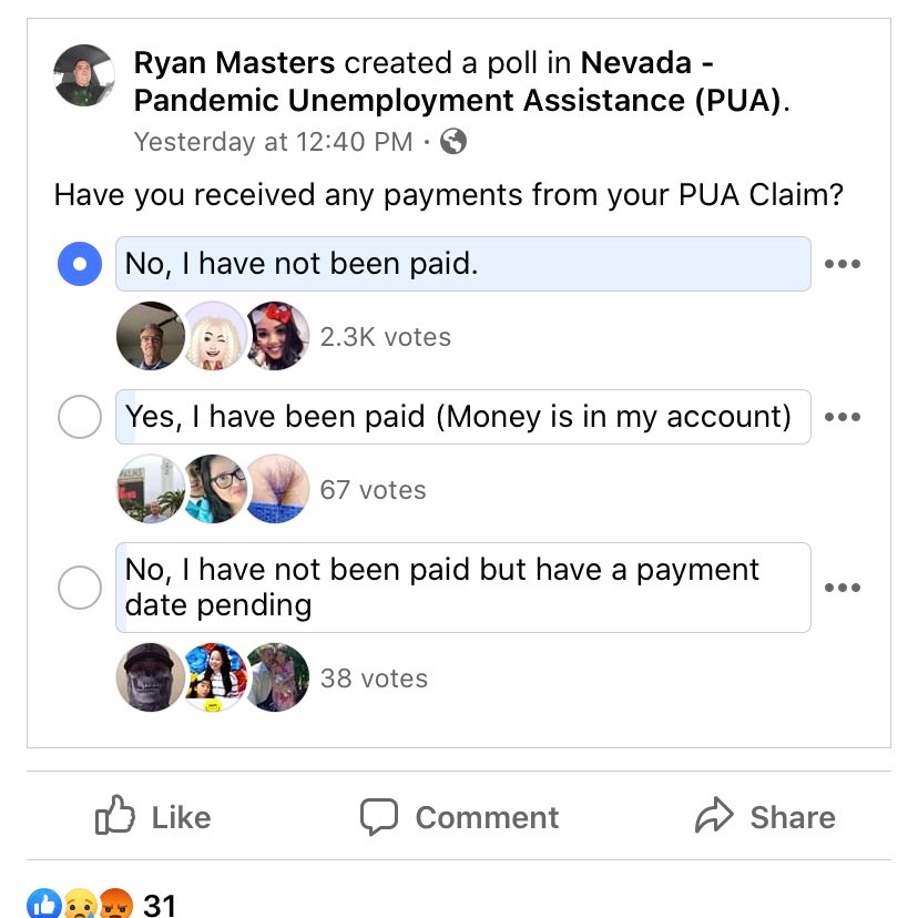 CarrierPig's tweet photo. @News3LV Your story is misleading. TENS OF THOUSANDS of people have not been paid! The vast majority of applicants are still waiting!

#NVnotpayingPUA https://t.co/b9dCAMw6mH