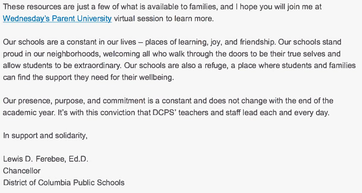 Chancellor Ferebee tweet media