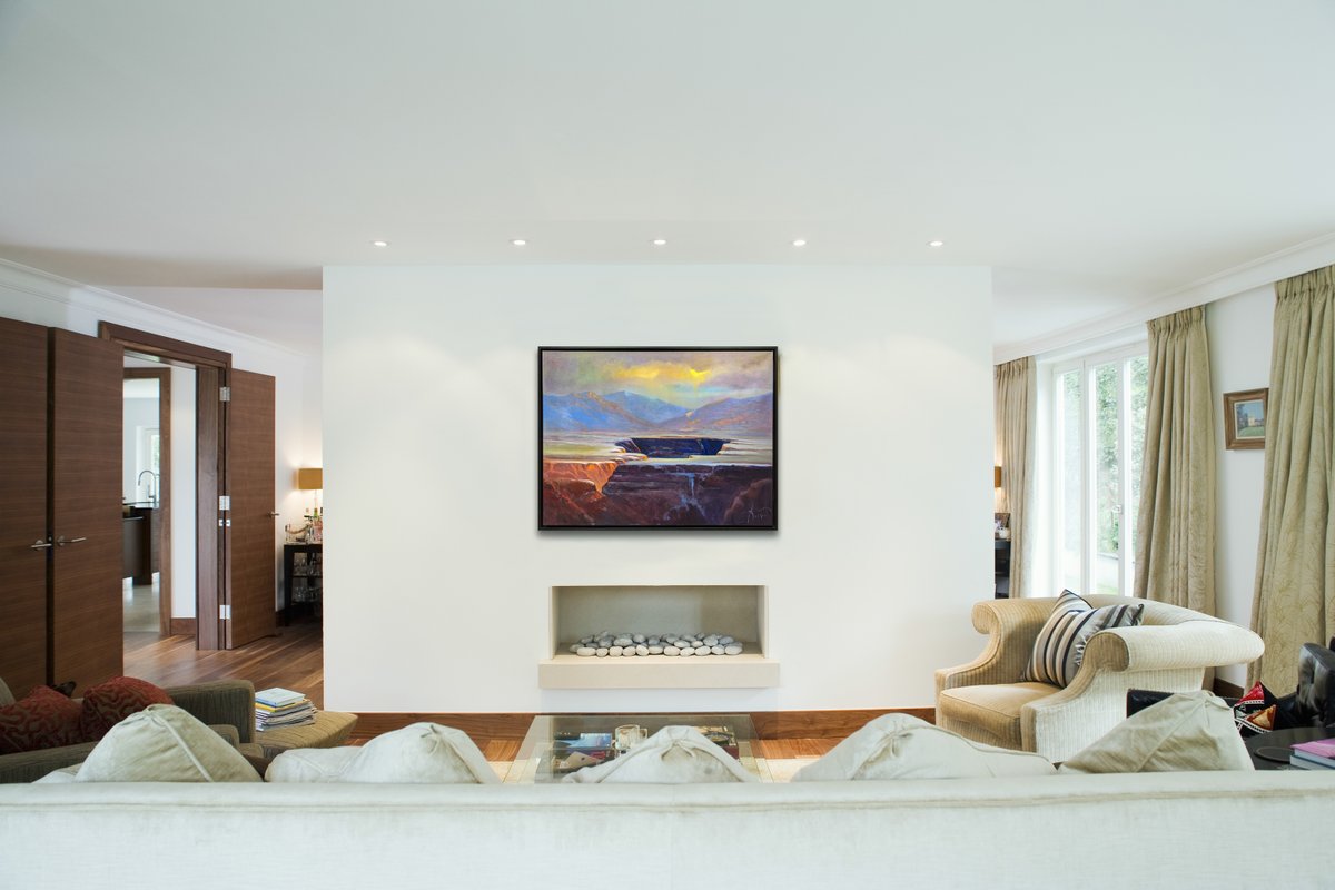 FreemanGallery1's tweet photo. New from Craig Freeman's Summer 2020 Collection!

"Glow Within" is inspired by the silent beauty of the Rio Grande Gorge outside of Taos, NM.

30x40 inches, oil on canvas. $5200
https://t.co/mBNdFcdkaO

Email inquiries to info@freemangallerysantafe.com

#ContemporaryArt https://t.co/Os2M4CWiF6