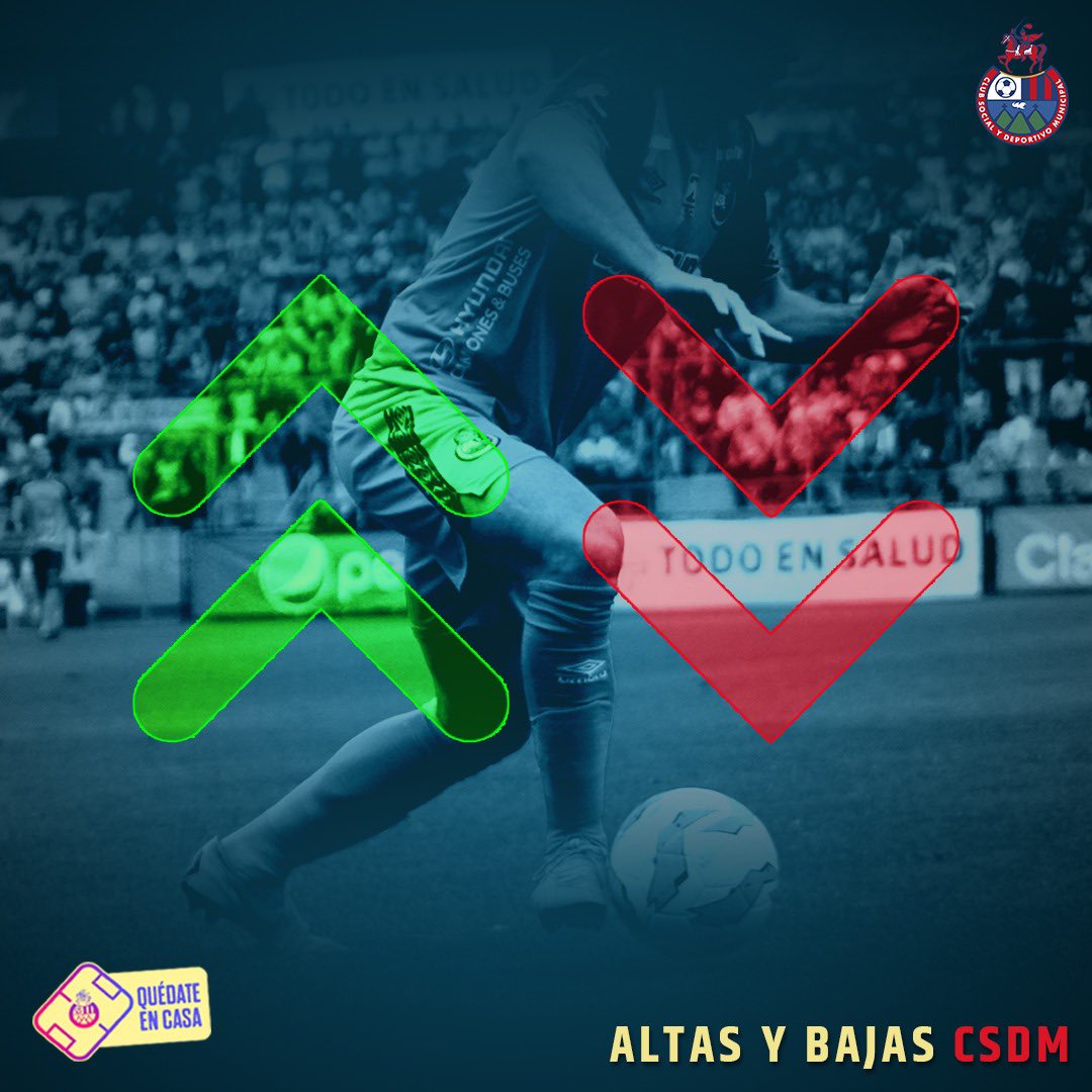 Rojos_Municipal's tweet photo. 📝 CSD Municipal; altas y bajas. ⬆️⬇️ https://t.co/4nxhCMEnfe