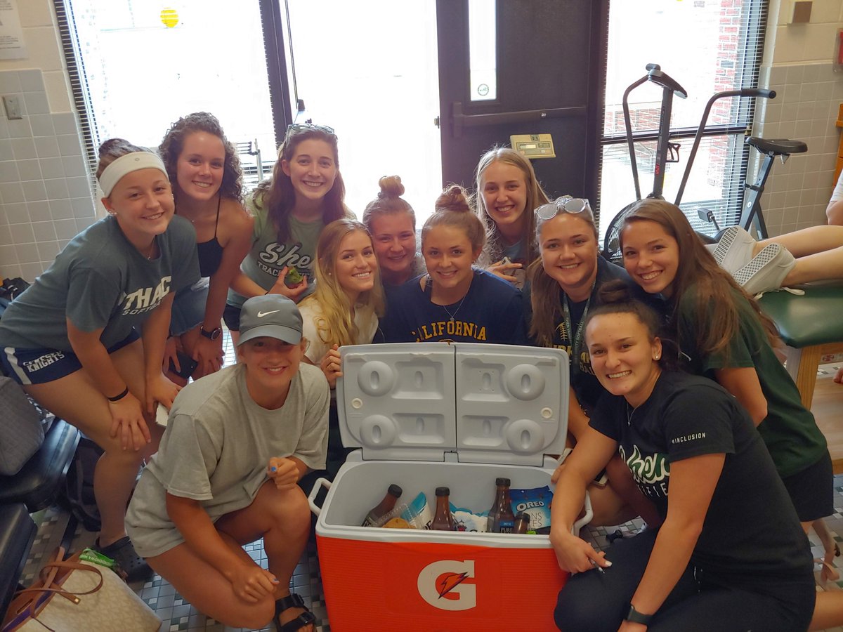 ShenSportsMedic's tweet photo. Flashback to last year's Training Room Regulars.....better days are ahead! Stay positive and stay healthy. @ShenAthletics https://t.co/fOob1sHNpU