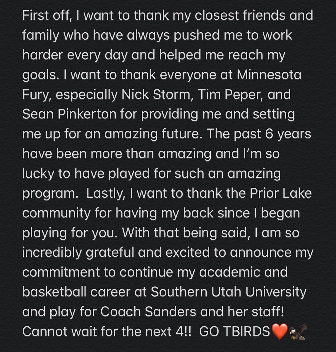 emily_kulstad's tweet photo. officially a thunderbird!!!! ❤️🦅 https://t.co/o4hSLRYf3A