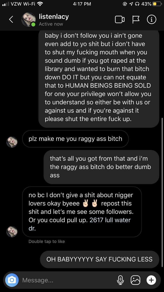yomehgan's tweet photo. i just want to say the woman who not only threatened me with the guns inside her family’s pawn shop called me a “n*gger lover” owns Military Pawn &amp; Surplus in Fayetteville NC https://t.co/y2pNHyi0G8