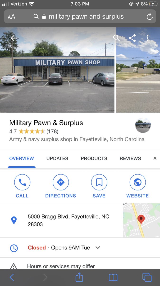 yomehgan's tweet photo. i just want to say the woman who not only threatened me with the guns inside her family’s pawn shop called me a “n*gger lover” owns Military Pawn &amp; Surplus in Fayetteville NC https://t.co/y2pNHyi0G8